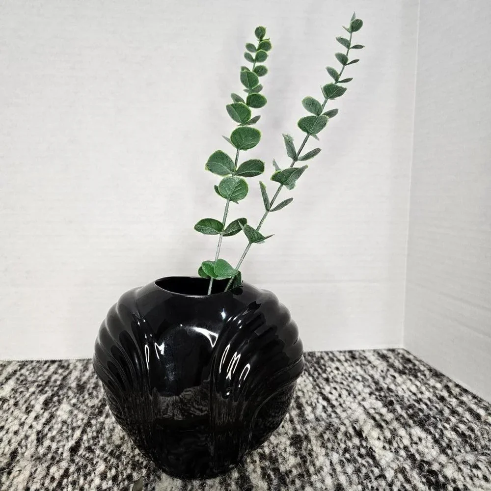 Vintage Frankel 1980's Art Deco Ceramic Vase‎